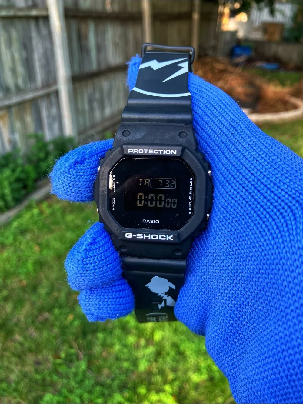 Custom G Shock Pokimon Collab Black Colorway